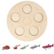 thumbnail image 1 of Tablero Del Ciclo De Vida Montessori. El Tablero De Deducción Circular Es Un Material Didáctico Fabricado En Madera Para La Educación Temprana De Niños En Edad Preescolar: Mariposas, Ranas, Pollitos, 1 of 3