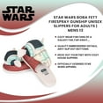 thumbnail image 7 of Ukonic Star Wars Boba Fett Firespray Gunship Unisex Slippers for Adults | Mens 13 Unisex, 7 of 7