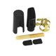 thumbnail image 4 of Soprano Sax Saxophone Mouthpiece Plastic with Cap Metal Buckle Reed Mouthpiece Patches Pads Cushions, 4 of 4