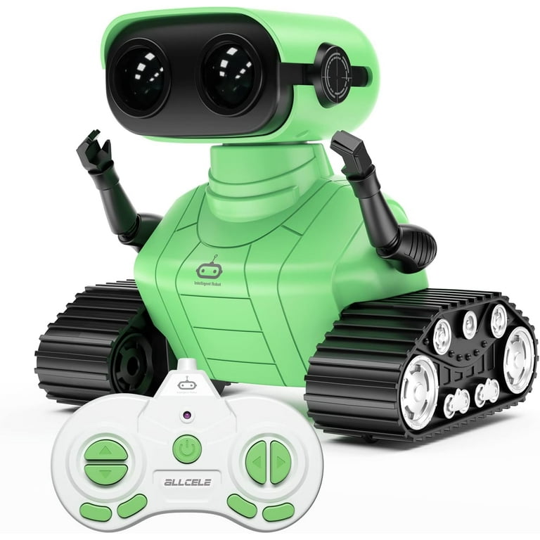 GILOBABY Robot Toys, Remote Control Robot Toy, RC Robots for Kids with LED  Eyes, Flexible Head & Arms, Dance Moves and Music, Birthday Gifts for Girls