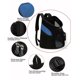 thumbnail image 2 of Foldable Cat Puppy Carrier Multifunctional Pet Bag Backpack Outdoor Travel Pet Supply, Size L - Grey, 2 of 5
