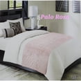 thumbnail image 1 of Pieza de cama polar reversible de tela rosa, 95 x 210 cm, 1 of 1