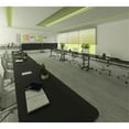 thumbnail image 2 of 3/4" Thermal Fused Laminate Top Flip Top Table Black Wood Laminate, 2 of 10
