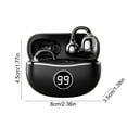 thumbnail image 3 of SPOORYYO Earclip Open Ear Bluetooth Earphones, Low Latency Stereo, Double Mic Noise Reduction, High Battery, Comfortable Wearing for Sports, 3 of 6
