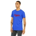 thumbnail image 2 of Daxton Adult Unisex Tshirt Arizona Script with Phoenix Vertical on the Back, Royal Red, XS, 2 of 3