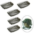 thumbnail image 6 of GARENDE 5 Pieces Head Net Cover Fishing Cap for Fishing Adventure Outdoor Activities Green, 6 of 9