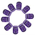 thumbnail image 2 of Juego de 10 pinzas para rizar pestañas de tamaño compacto para viajes, para un maquillaje perfecto, mini rizador de pestañas morado, 2 of 8