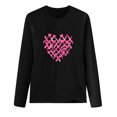 Cyber and Monday Sales! Xqxayjr Womens Long Sleeve Breast Cancer