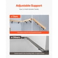 thumbnail image 2 of KFFKFF Handrail Hardware Bracket, 6-Pack Heavy-Duty Rail Brackets, Adjustable Angles & Simple Installation, Stair Railing Hardware for Stairways and Staircases, Matte Black, 2 of 9