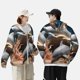 thumbnail image 4 of Balery Coral Fish Dolphin Sudadera ligera de manga larga con capucha y protección solar UPF 50+ para hombre y mujer, ideal para pesca y running-3X-Large, 4 of 7