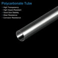 thumbnail image 4 of Uxcell Plastic Pipe Rigid Round Tube Clear 0.6" ID x 0.63" OD x 9.6" High Impact for Lighting Models Water Plumbing 5Pcs, 4 of 7