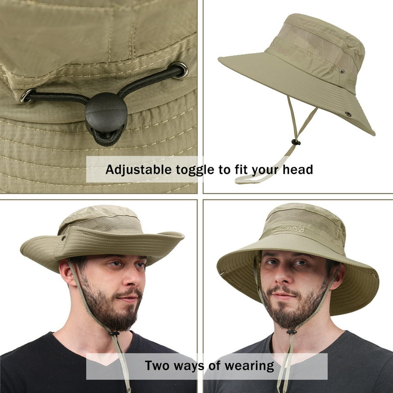 Ponceau Sun Hat, Wide Brim Bucket Hat, UPF 50+ UV Protection  display picture 2