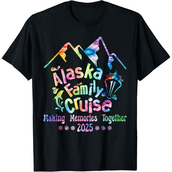 Alaska Cruise 2025 Matching Family and Friends Adventure T-Shirt