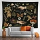 thumbnail image 4 of Manta de mesa decorativa colgante de pared, tapiz de mano, estilo de bruja, sol, luna, seta, 4 of 4