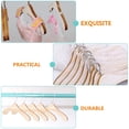 thumbnail image 2 of Doll Hanger 12 Pcs Toy Bear Clothes Rack Wooden Hangers Coat Miniature Furniture, 2 of 6