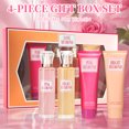 thumbnail image 3 of Conjuntos de fragancias para mujer: 2 piezas de Eau de Parfum Spray de 3,4 fl.oz y 2 piezas de Crema corporal de 4,1 fl.oz PINK DIAMOND 4 piezas de regalo para mujeres EDP, 3 of 5