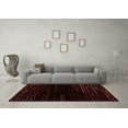 thumbnail image 3 of Ahgly Company Machine Washable Indoor Rectangle Abstract Red Modern Area Rugs, 7' x 9', 3 of 4