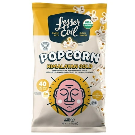 Lesser Evil Himalayan Gold Popcorn  14 oz