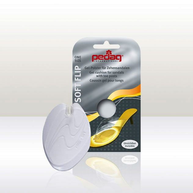 Pedag Soft Flip Gel Cushion for Toe Posts, Sandals, Flipflops