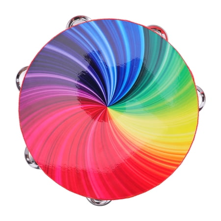 8 Inch Adult Beating Drum Performance Double Row Tambourine