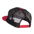 thumbnail image 3 of Low Key Embroidered Premium Mesh Snapback - Red Black OSFM, 3 of 5