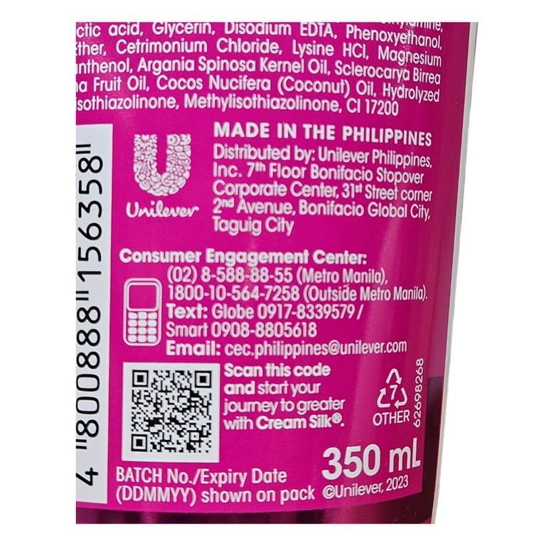 Cream Silk Standout Straight Vitamin Boost Conditioner, 350 Cream Silk Standout Straight Vitamin Boost Conditioner, 350