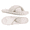 Khaki, variant on Pair of Womens Slippers Open Toe Memory Foam Leather Upper Cross Band Indoor & Outdoor Slide Comfortable Footwear 2026