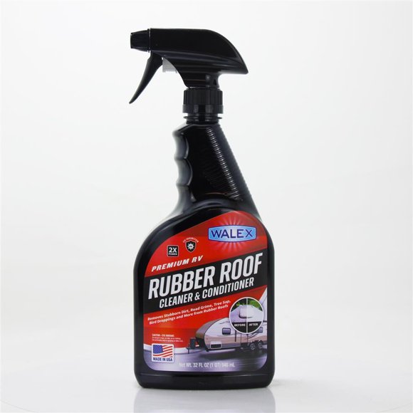 Walex Rubber Roof Cleaner WALRR32 Use To Remove Dirt/Road Grime/Tree Sap And More; 32 Ounce Spray Bottle; Single