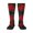 2 Black-1, variant on Women's Knee High Socks Canada Maple Leaf Art Outdoor Casual Tube Socks