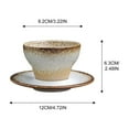 thumbnail image 2 of Espresso Cup With Base 140ml/4.7oz Vintage Style Ceramic Coffee Cups, 2 of 12
