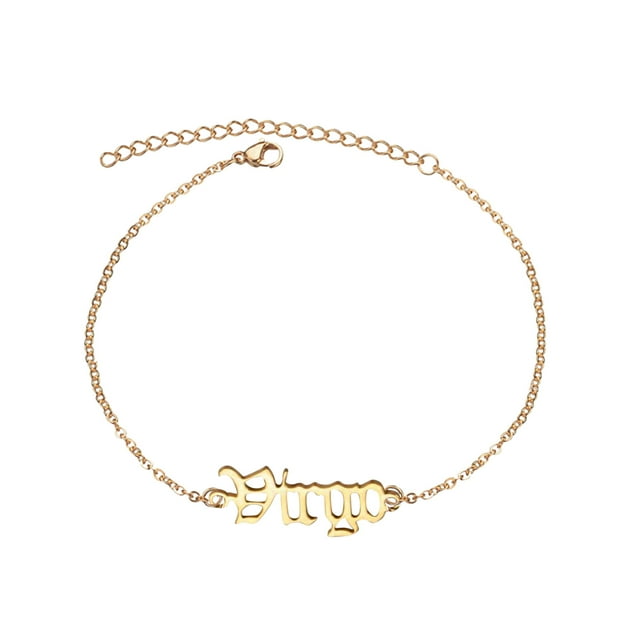 12 Constellation and Daughter Chain Layer Anklet Women's Anklet Jewelry Anklet