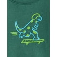 thumbnail image 2 of Wonder Nation Baby Boys Graphic Tee with Long Sleeves, Sizes 0-24 M, 2 of 3