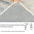 thumbnail image 4 of Aonewoe Modern Abstract Hallway Runner Rug 2x6, Washable Runner Rug, Non Slip Kitchen Runner Rugs, Soft Carpet Runners for Hallway Kitchen Bathroom Bedroom Entryway (Blue/Yellow), 4 of 8