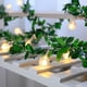 thumbnail image 1 of Hogar y cocina, Iluminación ambiental, Luces LED para dormitorio, Poste de luz, Luces LED de ratán con follaje, Arreglo de luces de colores, Luces de colores, Luces de cadena, Lámpara decorativa para, 1 of 6