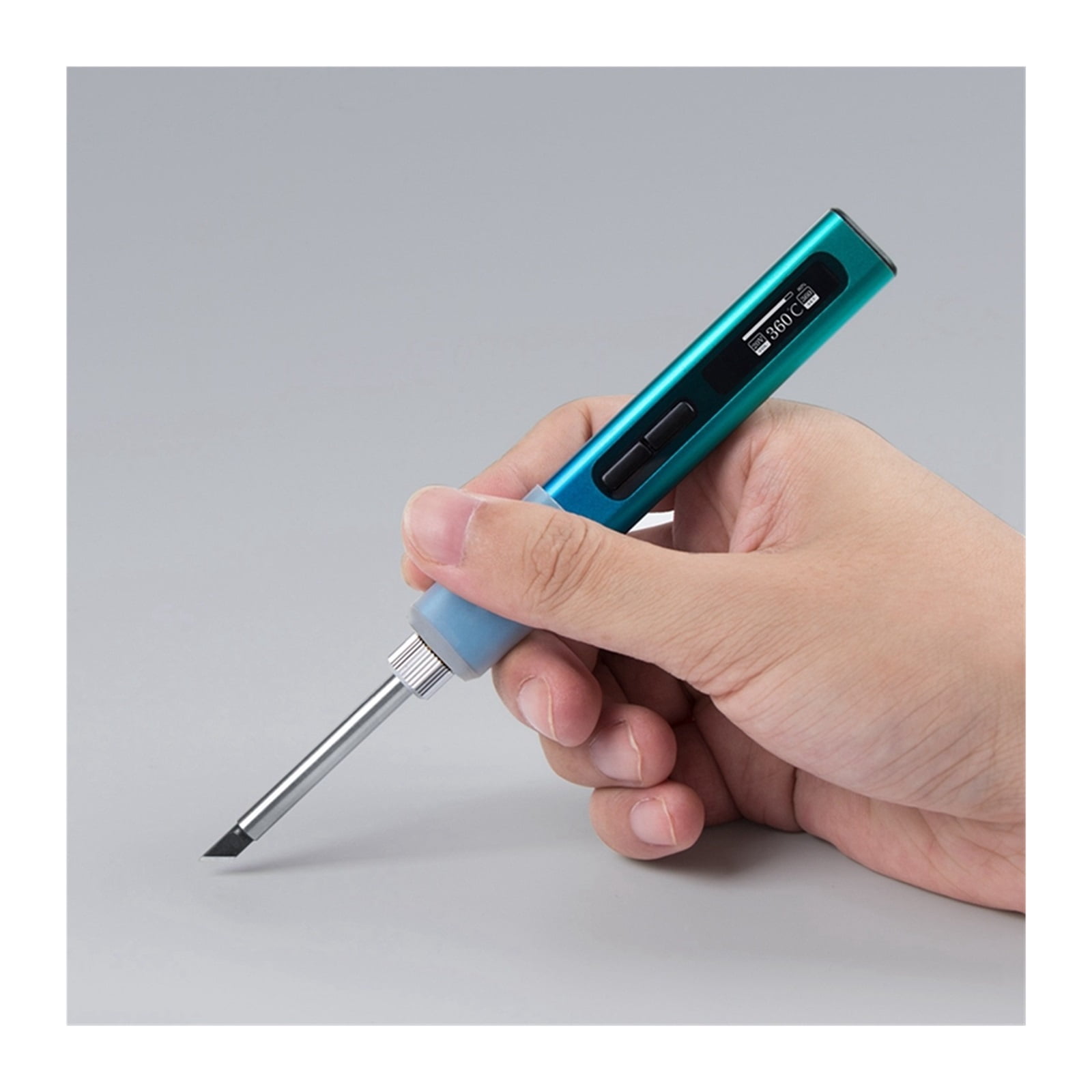65W Intelligent Electric Soldering Iron, Aluminium Alloy Body ,OLED Display Adjustable Temperature