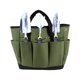 thumbnail image 1 of Bolsa organizadora de jardinería perfecl con bolsillos laterales exteriores Verde, 1 of 8
