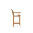 thumbnail image 3 of Michele Teak Outdoor Bar Armchair, 3 of 5