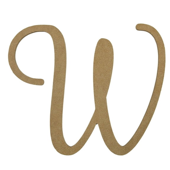 Wooden Letter Unfinished, Fairybells Font, Craft Cutout