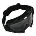 thumbnail image 2 of Gafas De Motocicleta, Gafas De Esquí Al Aire Libre Marco Negro Mate A Prueba De Polvo Para Patinaje, 2 of 8
