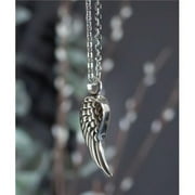Eden Merry by James Lawrence 221925 Angel Wing Urn Necklace - Silver