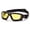 Amber H2x Anti-fog Lens/ Black Frame, variant on Sporty Dual Pane Anti-Fog Goggle, Black Frame/Clear Anti-Fog Lens