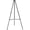 Silver, variant on Telescoping Easel- Lightweight - Adjusts 38in.-66in.H- Silver