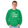 thumbnail image 5 of Xmas Naughty Nice Framed Checklist Sweatshirt for Men or Women Brisco Brands M, 5 of 6