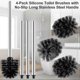 thumbnail image 2 of Toilet Brush Black Toilet Brushes(4-pack), 2 of 5