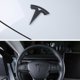 thumbnail image 3 of [QD] 3x Matt Svart T-Logo Huvemblem Tesla Model Y, 3 of 4