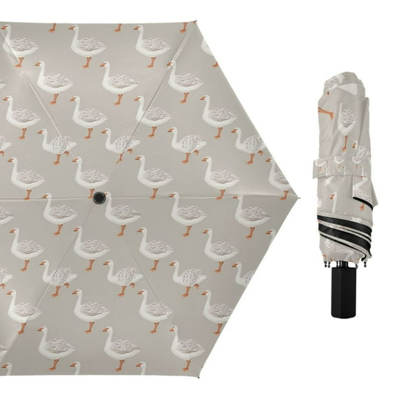 Gooses Compact Sun Umbrella Windproof Travel Umbrellas for Rain Strong Portable UV Protection