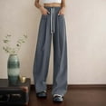 thumbnail image 3 of Women's Casual High Waisted Straight Leg Trousers for Comfortable Everyday Wear Ideal for Summer and Fall Outfits, 3 of 5