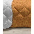 thumbnail image 3 of Colorful Down Alternative Comforter, Butterflies Pastel Moths Vintage Freedom of Nature Graphic Repetition, Microfiber Quilt for All Season, 5 Sizes, Earth Yellow and Coral, by Ambesonne, 3 of 3