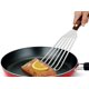 thumbnail image 4 of Espátula para pescado con hoja de acero inoxidable de precisión, mango de madera, diseño ranurado para drenar la grasa, paquete de 2, grado comercial para cocinar y asar a la parrilla de alta, 4 of 6