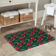 thumbnail image 7 of Rateoe Ladybugs In Love Pattern Flannel Door Mat Indoor Outdoor Entrance, Waterproof All-Weather Doormat,Fade Resistant, Low Profile Entryway Mat 16x24in, 7 of 7